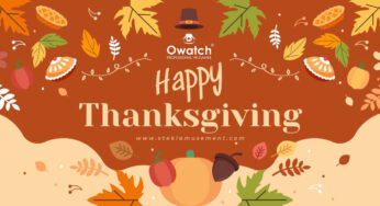 Happy Thanksgiving from VR Manufacturer Owatch!