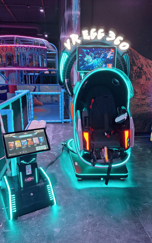 Romanian amusement park VR equipment